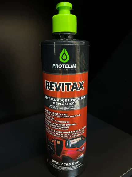 Revitax Protelim 500ml Revitalizador Protetor De Plasticos