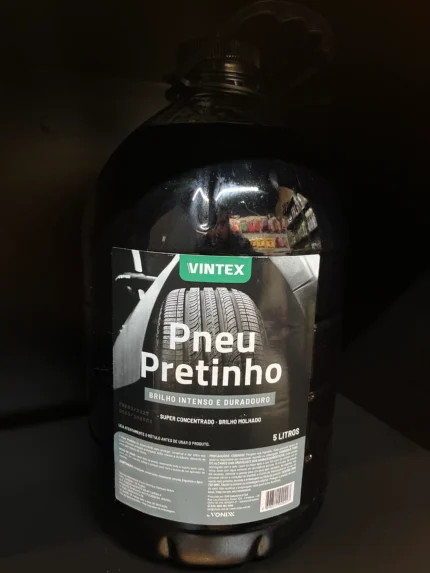 Pneu Pretinho Para Carros E Motos Vintex 5 Litros