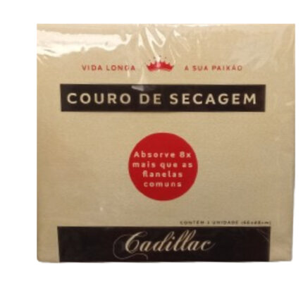 Toalha de Couro para Secagem 66x40cm - Cadillac
